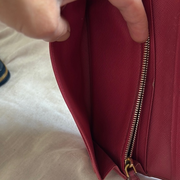 Prada Pink Saffiano Leather Wallet - Picture 15 of 15